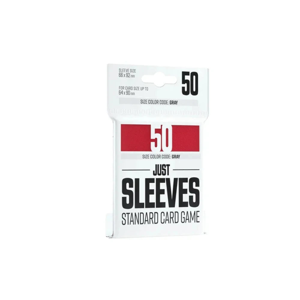 Just Sleeves Standard Card Game Rot (50)