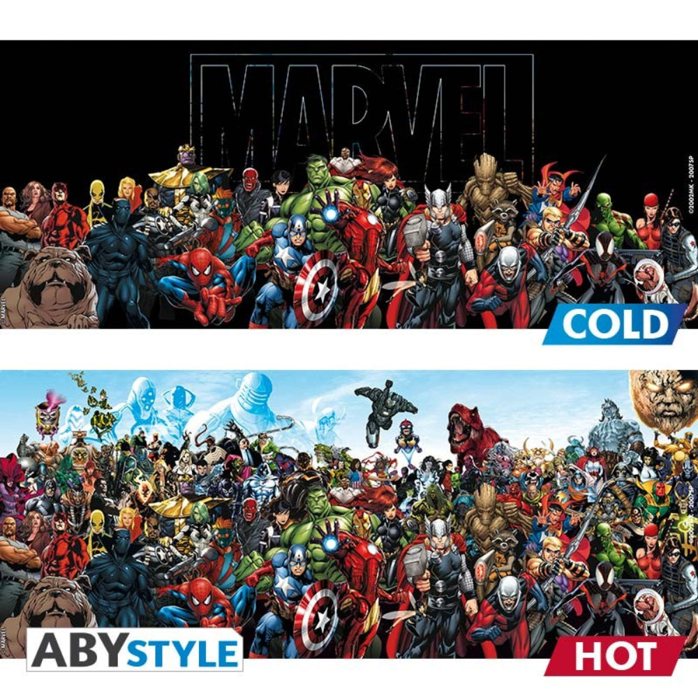 MARVEL - Mug Heat Change - 460 ml - Marvel Heroes