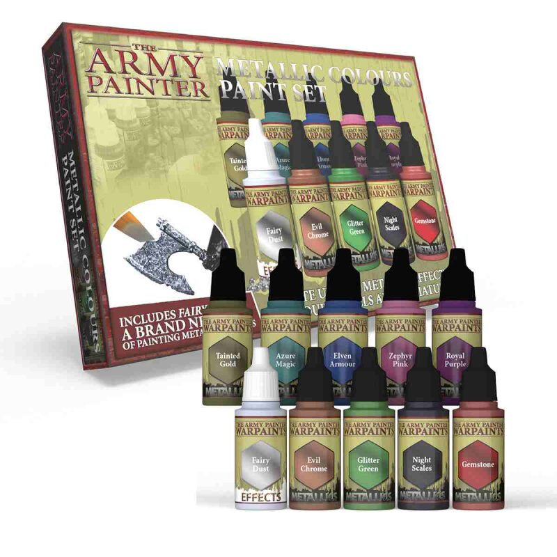 Metallic Colours Paint Set