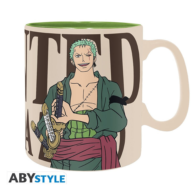 One Piece - Mug - 460 ml - Zoro & Wanted