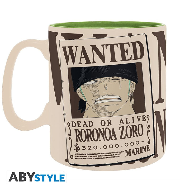 One Piece - Mug - 460 ml - Zoro & Wanted