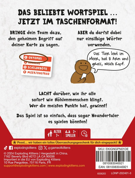 Poesie für Neandertaler: Grab & Game