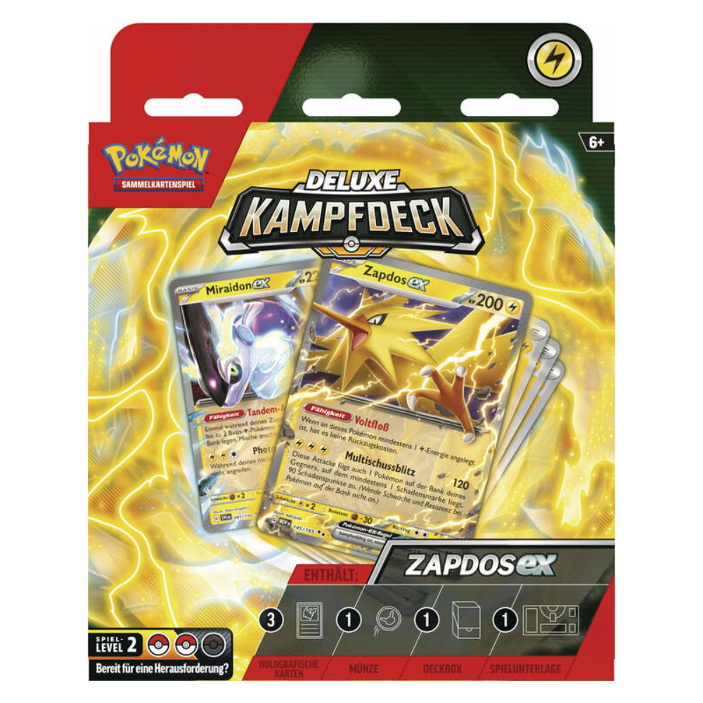 Pokémon - Deluxe Kampfdeck - Zapdos ex - DE