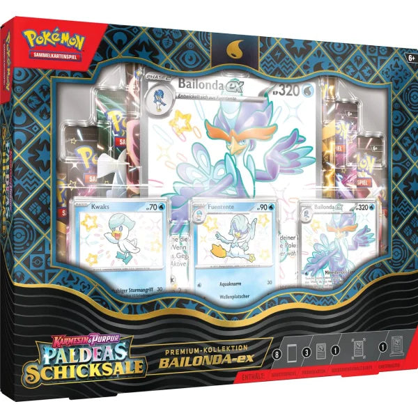 Pokémon Karmesin & Purpur Paldeas Schicksale - Premium-Kollektion Bailonda-ex - DE