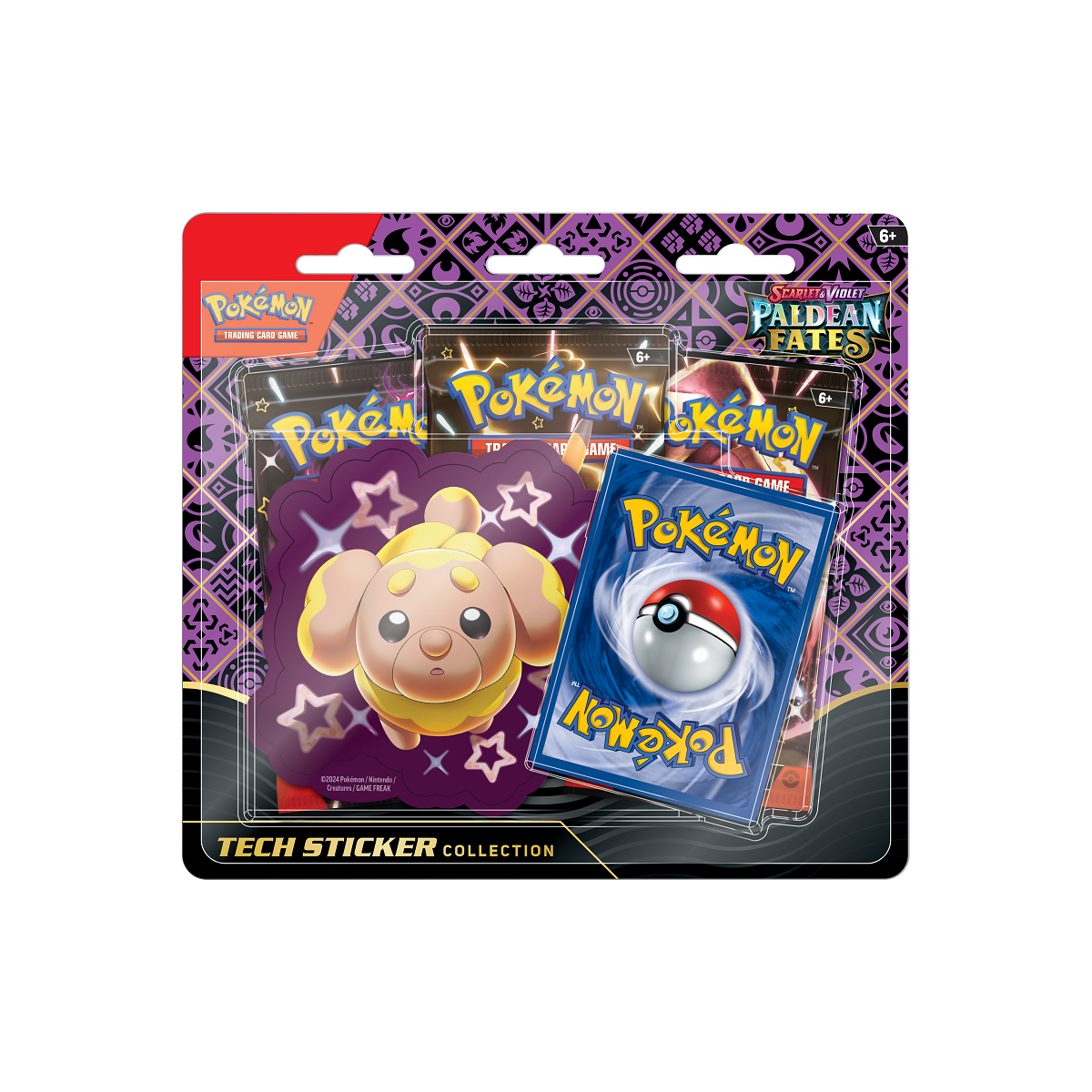 Pokémon Scarlet & Violet Paldean Fates - Tech Sticker Collection Shiny Fidough - EN