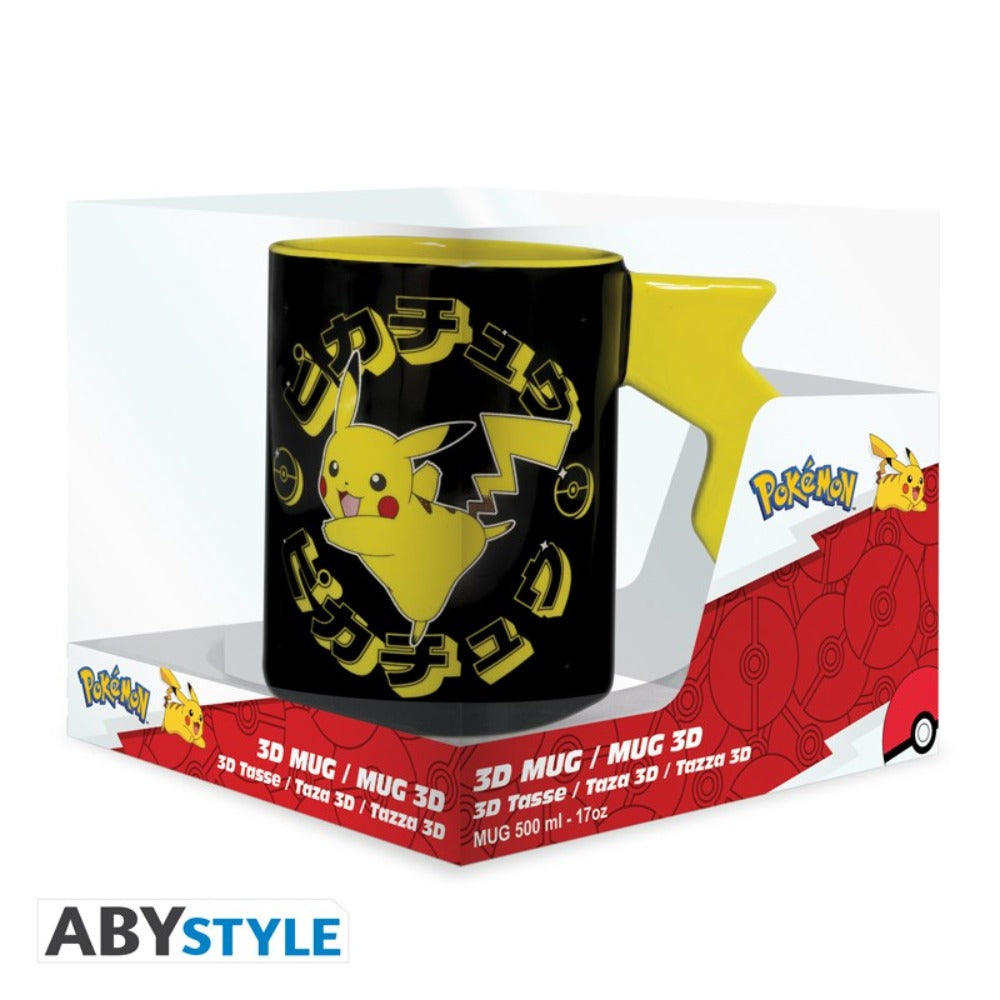 POKEMON - Mug 3D handle - Pikachu Lightningbolt