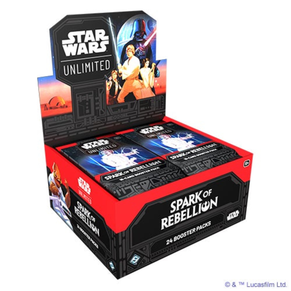 Star Wars: Unlimited – Spark of Rebellion Booster Display (24 Booster) - EN