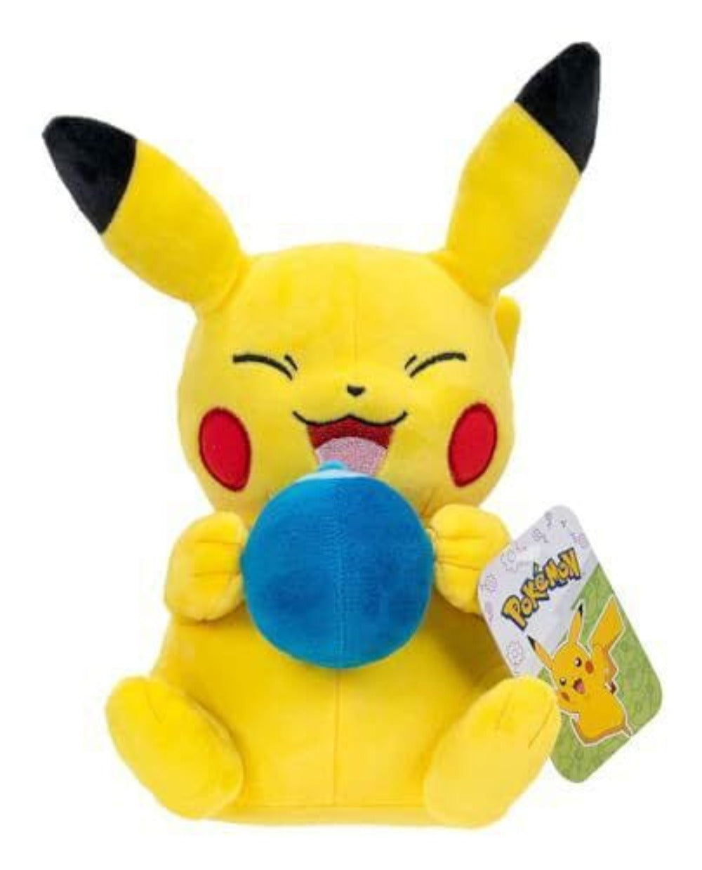 Pokémon Plüschfigur Pikachu with Oran Berry Accy 20 cm