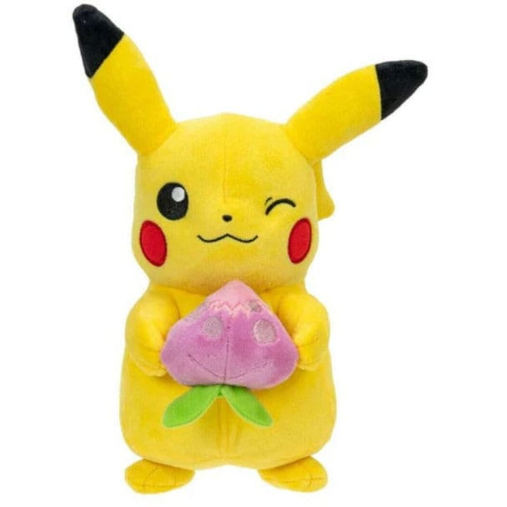 Pokémon Plüschfigur Pikachu with Pecha Berry Accy 20 cm